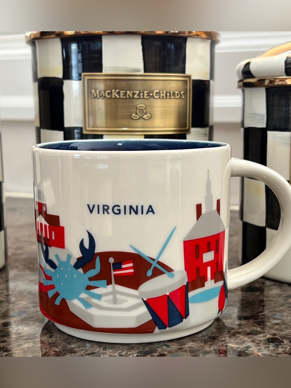 Starbucks “YOU ARE HERE” Ceramic Mug - Virginia